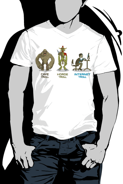 Geeky t-shirt design.